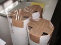 Packing tape closing one end of a Glog tube.JPG