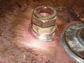 Flange silver soldered to fitting.JPG